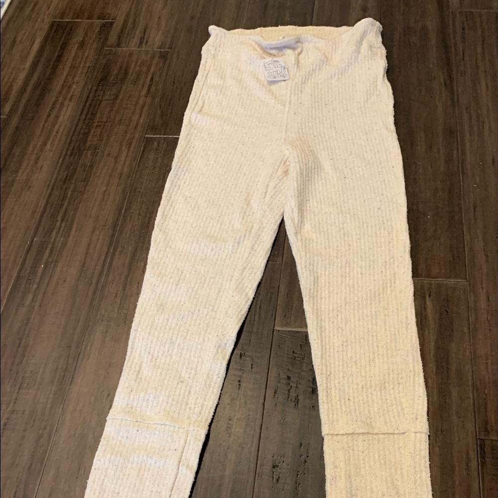 Beige Free People Leggings